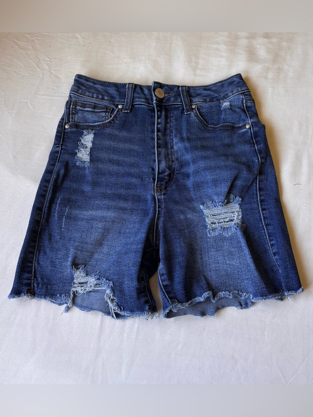 Denim shorts